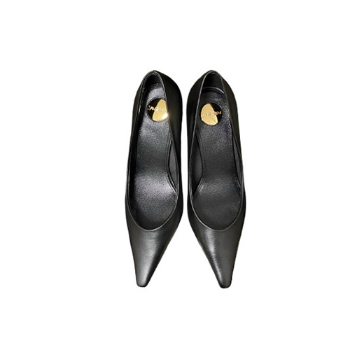 YSL Black Leather Pointe