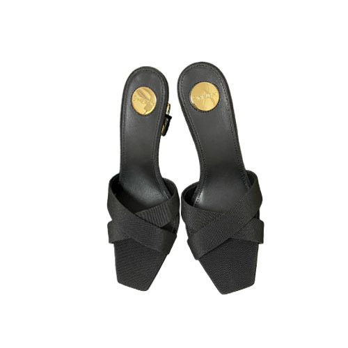 حذاء YSL بكعب Mule ساتان