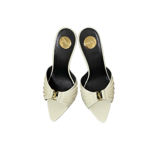 Tacones Mule Marfil Esti