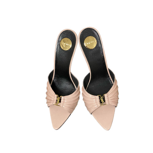 Tacones Mule Rosa Claro 