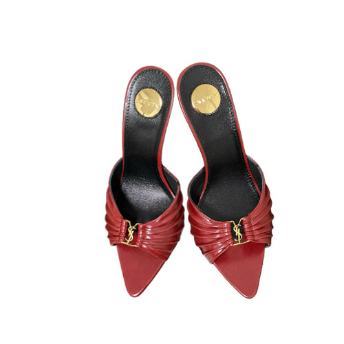 Tacones Mule Rojos Estil