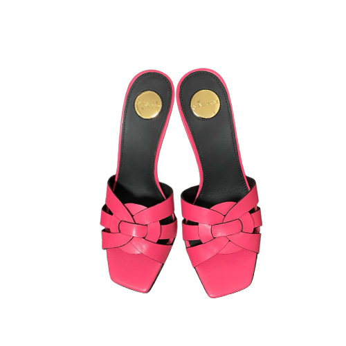 YSL Hot Pink Leather Wov