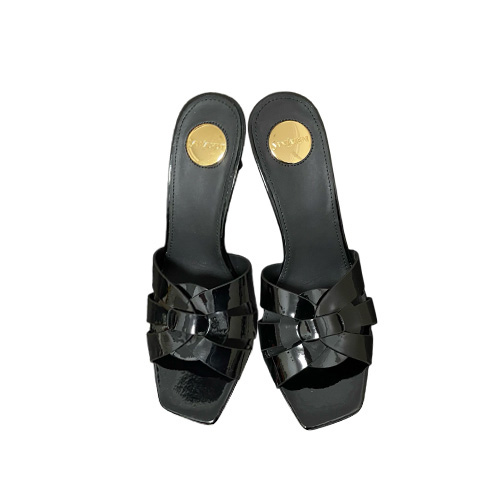 YSL Black Patent Leather