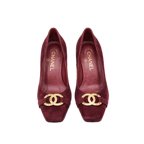Chanel Burgundy Velvet P