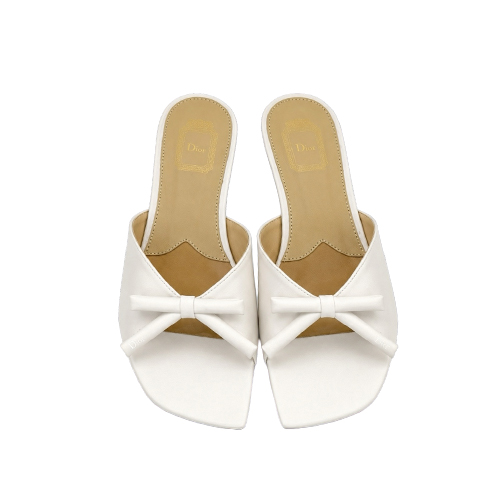 Dior White Pearl Slide –
