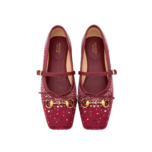 Gucci Bordeaux Crystal H